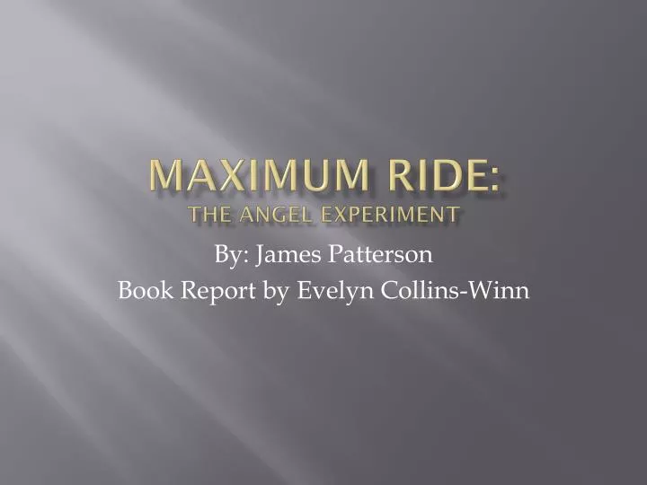 maximum ride the angel experiment