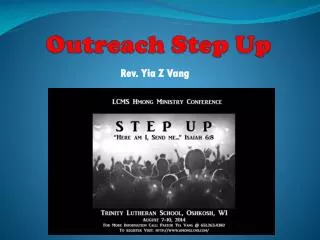 Outreach Step Up