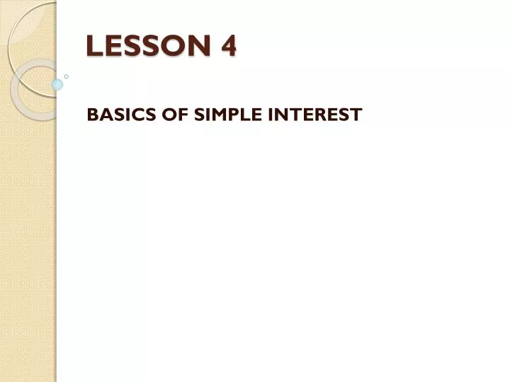 lesson 4