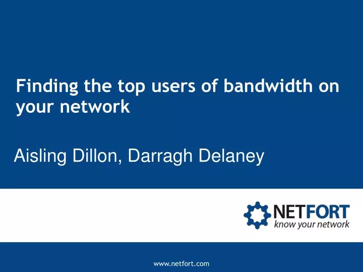finding the top users of bandwidth on your network