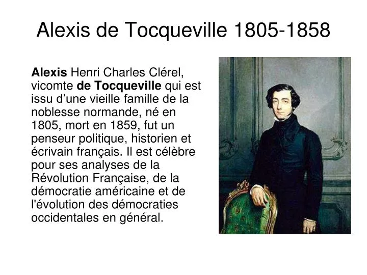 alexis de tocqueville 1805 1858