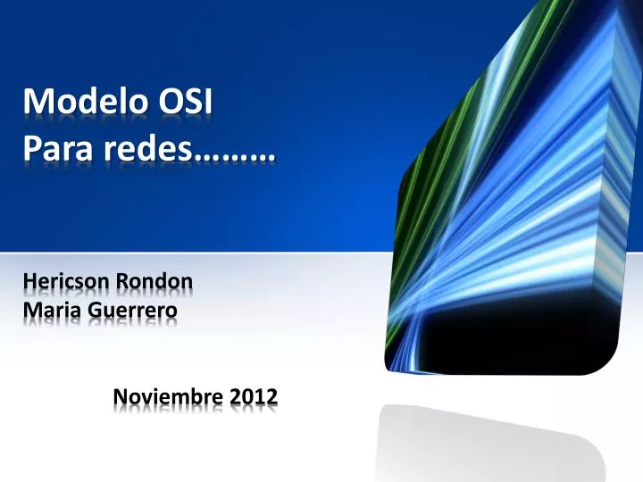 modelo osi para redes