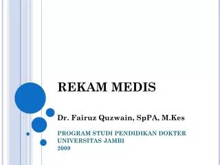 rekam medis