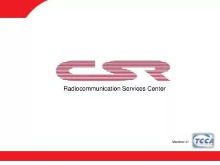 Radiocommunication Services Center