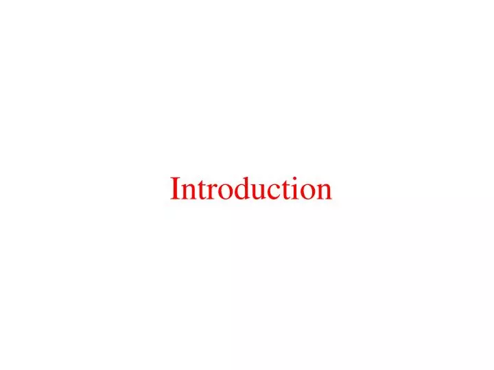 introduction