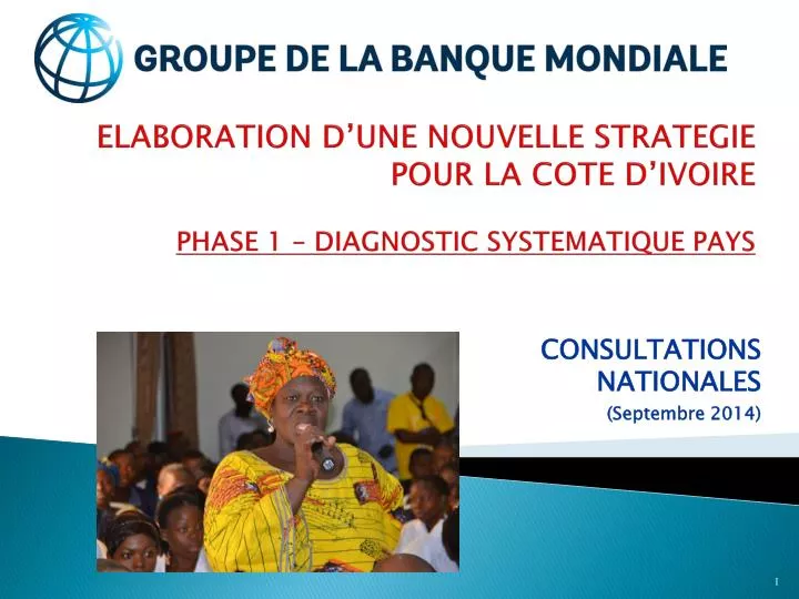 elaboration d une nouvelle strategie pour la cote d ivoire phase 1 diagnostic systematique pays