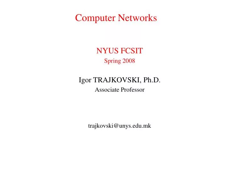 computer networks