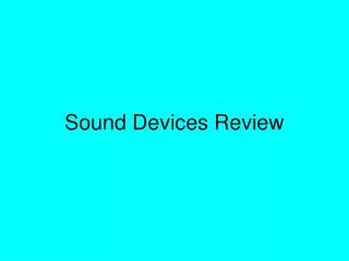 Sound Devices Review