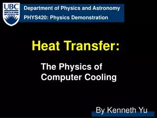 Heat Transfer: