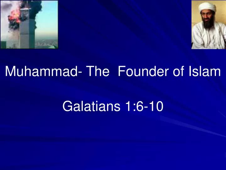 muhammad the founder of islam