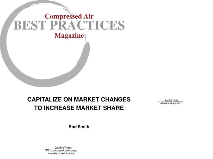 capitalize on market changes to increase market share rod smith
