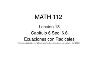 math 112