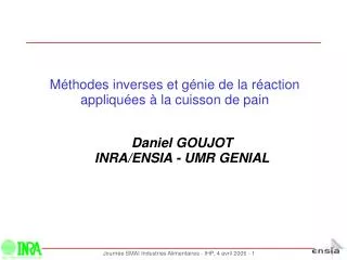 daniel goujot inra ensia umr genial