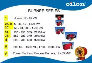 OILON BURNER SERIES