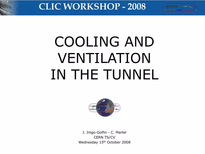 cooling and ventilation in the tunnel