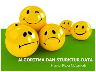algoritma dan sturktur data