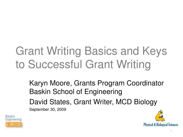 grant writing basics and keys to successful grant writing