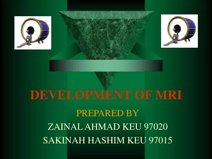 development of mri