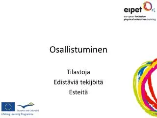osallistuminen