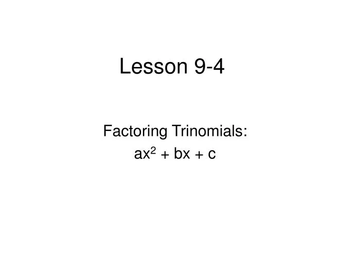 lesson 9 4