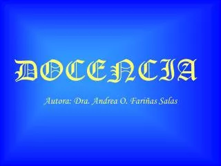 docencia