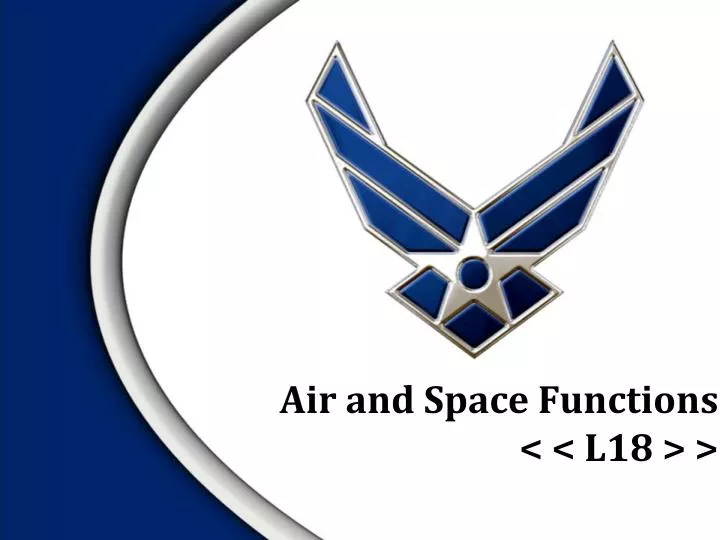 air and space functions l18