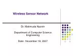 Wireless Sensor Network - slide 1