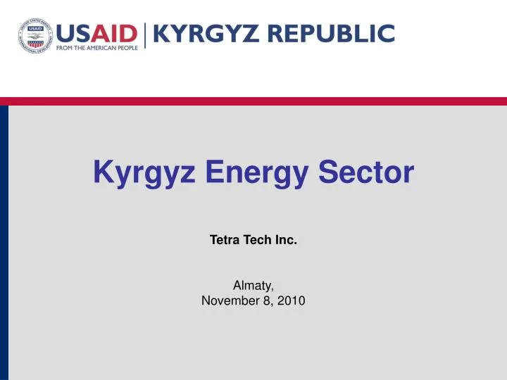 kyrgyz energy sector