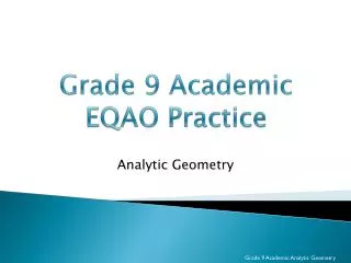 grade 9 academic eqao practice