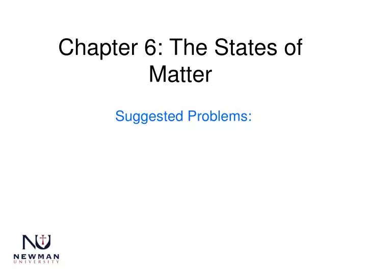 chapter 6 the states of matter