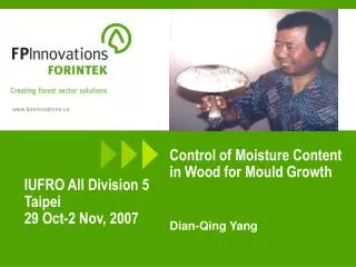Control of Moisture Content in Wood for Mould Growth