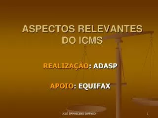aspectos relevantes do icms