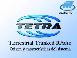 terrestrial trunked radio