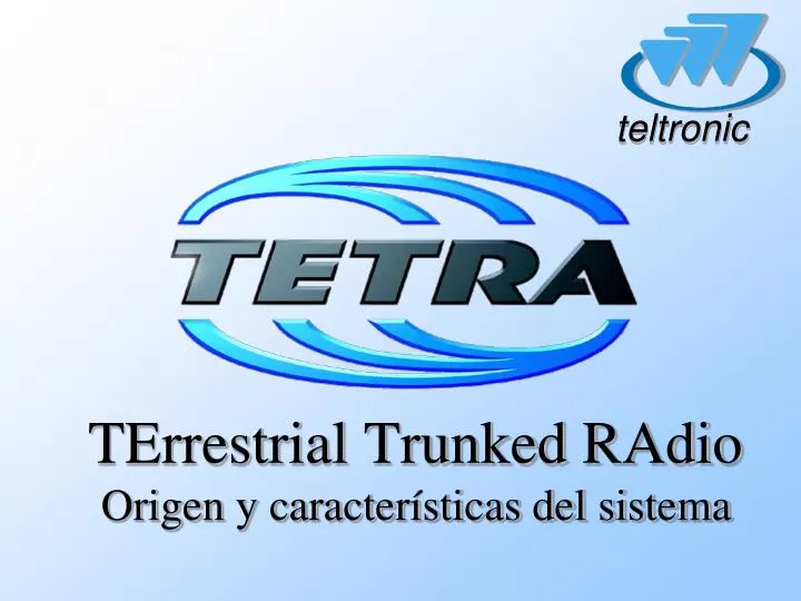 terrestrial trunked radio