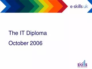The IT Diploma October 2006