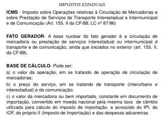 impostos estaduais