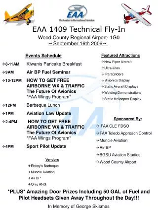 EAA 1409 Technical Fly-In