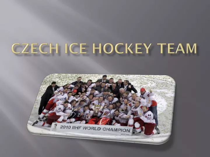 czech ice hockey team