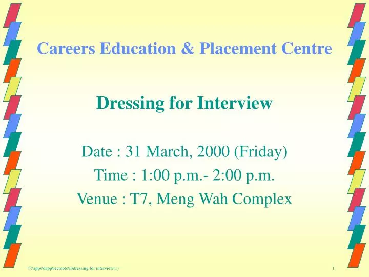 careers education placement centre