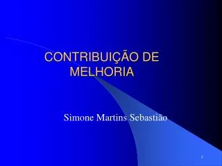 contribui o de melhoria