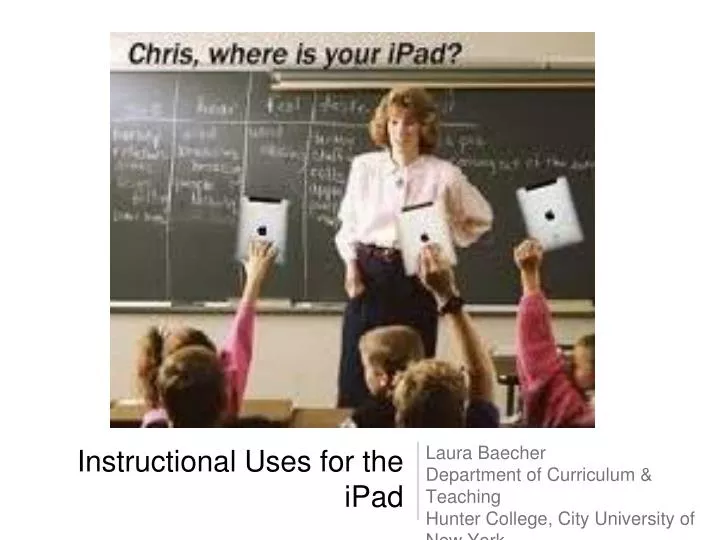 instructional uses for the ipad