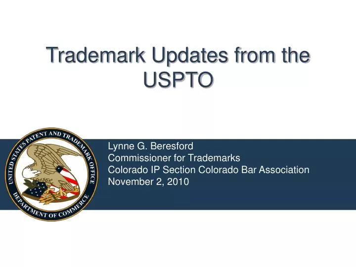 trademark updates from the uspto