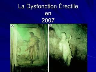 la dysfonction rectile en 2007