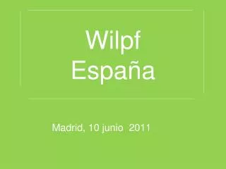 wilpf espa a