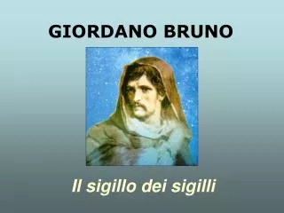 giordano bruno