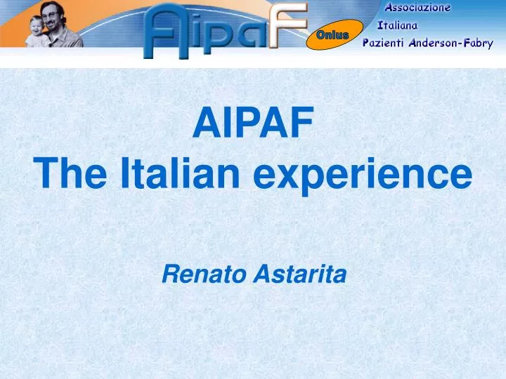 aipaf the italian experience renato astarita