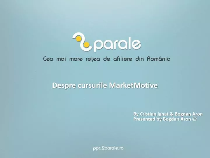 despre cursurile marketmotive