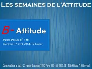 attitude