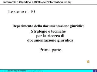 lezione n 10