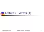 Understanding Arrays in Computer Programming - slide 1